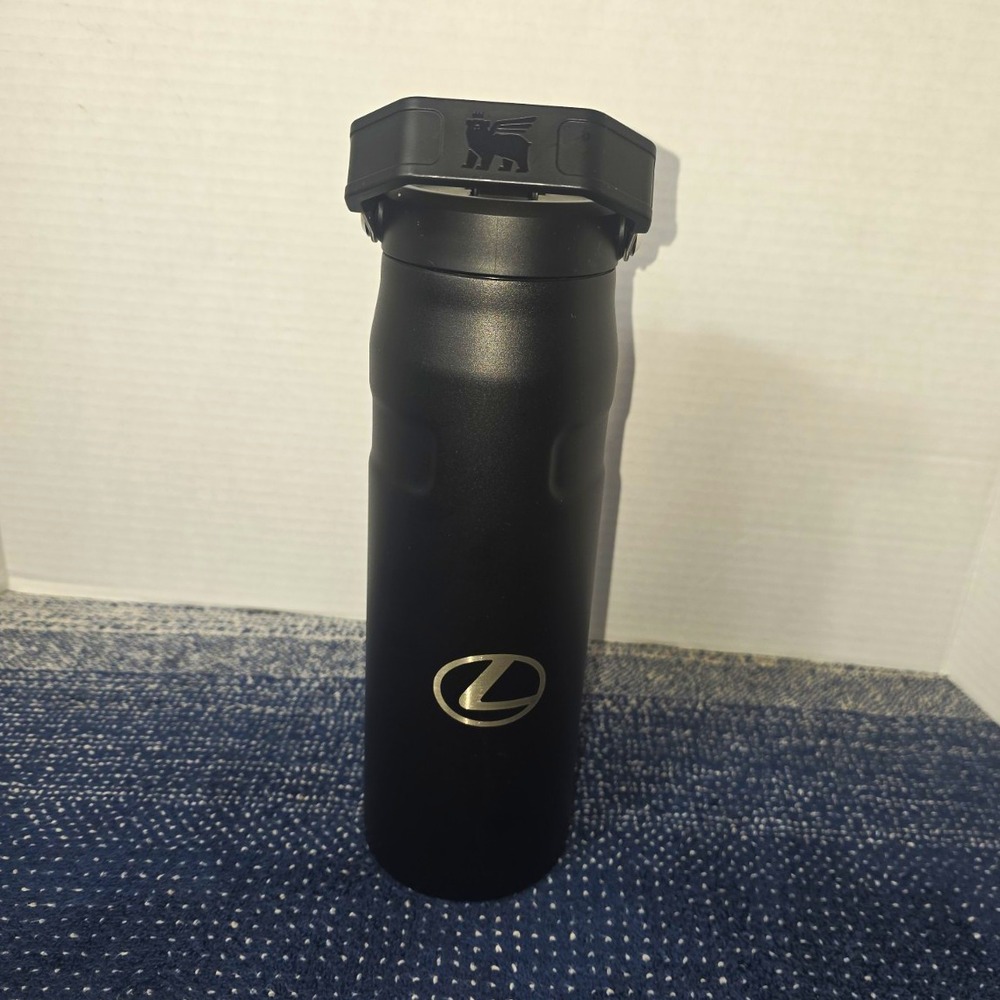 Stanley Aerolight 24oz Black or silver Stainless Steel Bottle w/ Straw Lid Lexus